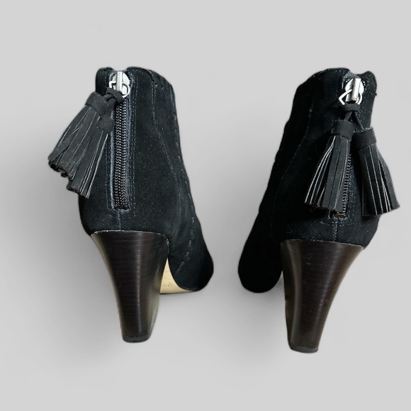 Marc Fisher black suede booties, size 7.5 - Picture 2 of 5